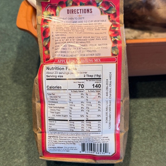 Apple Bread Baking Set with Terracotta Pan - Picture 6 of 10